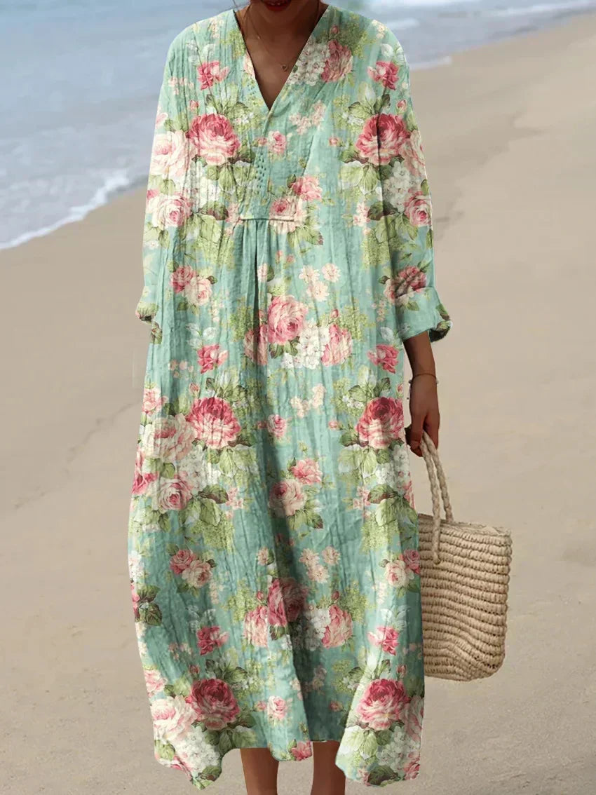 Anne | Rose Garden Maxi Dress