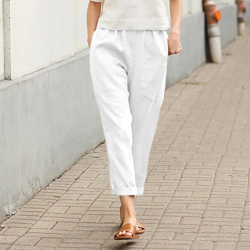Kriza™ | Wide-Leg Trousers with Pockets