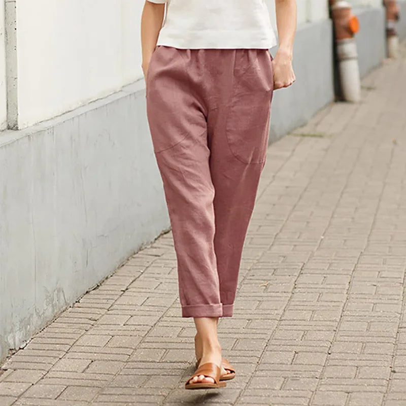 Kriza™ | Wide-Leg Trousers with Pockets