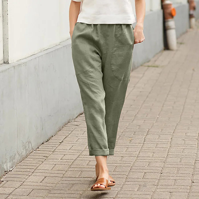 Kriza™ | Wide-Leg Trousers with Pockets