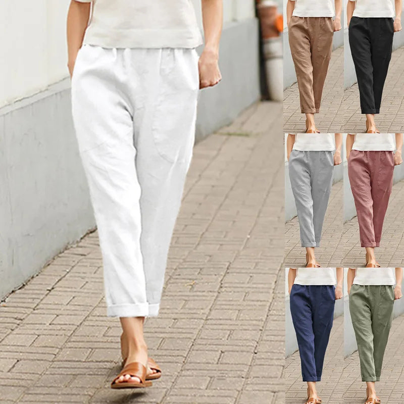 Kriza™ | Wide-Leg Trousers with Pockets